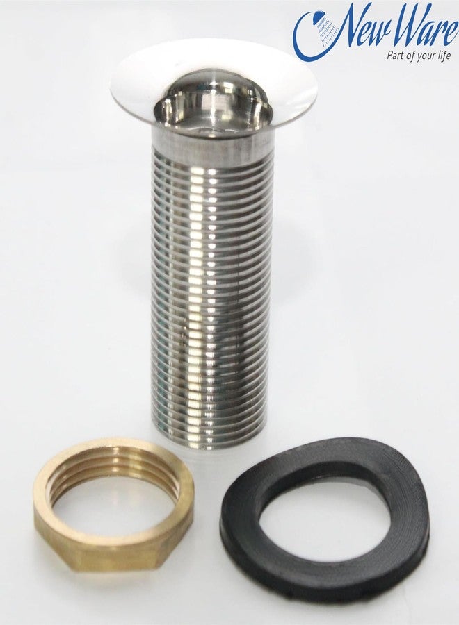 NEW WARE Full Thread Stainless Steel Waste Coupling | Wash Basin Sink Drain Connector | Leak Proof Plumbing Fitting - Image 5